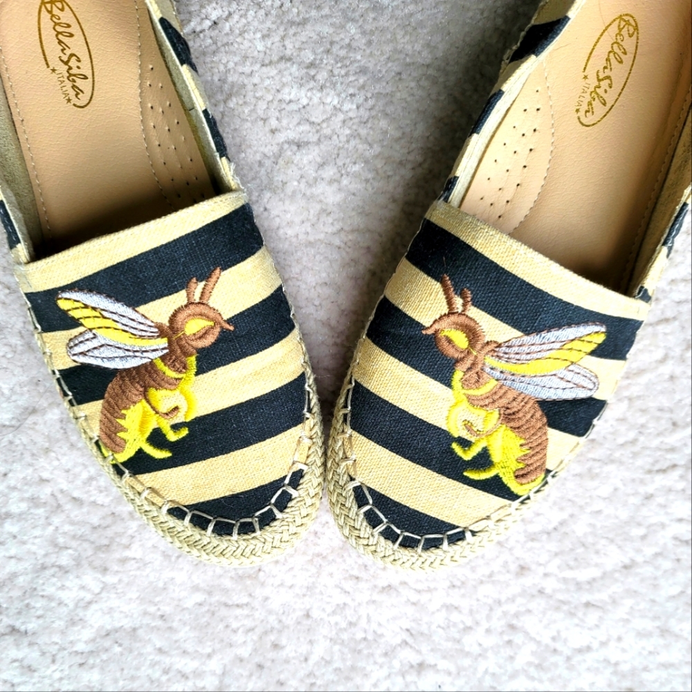 BellaSiba Italian Espadrilles Size 39